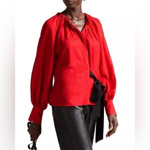 Ted Baker Tryniti Tie Front Blouse